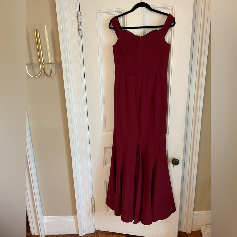 J’adore Bridesmaid Dress, Burgundy | Size US 10, AU 14